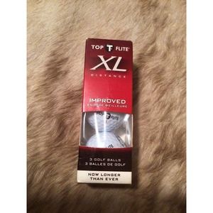 1 NEW Pkg of 3 TOP FLITE XL Distance Golf Balls Department Of The Air Force